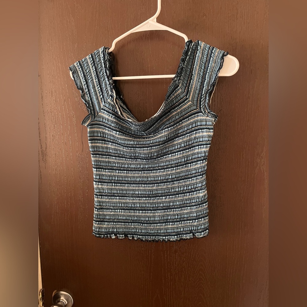 Lei off the shoulder top